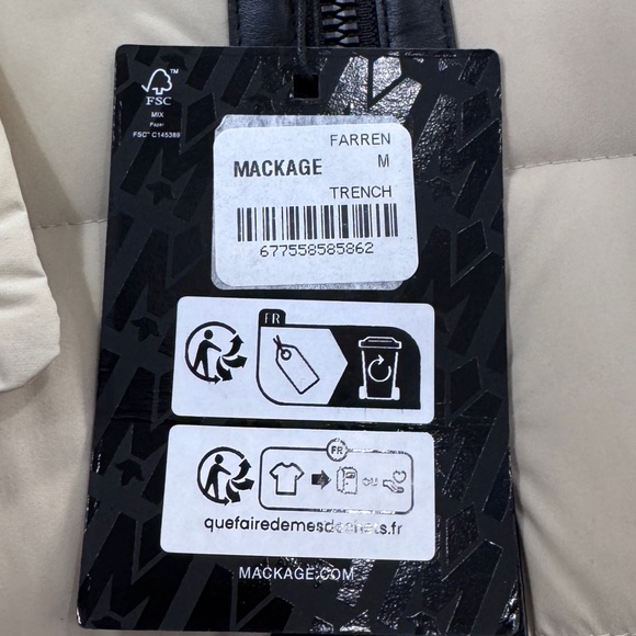 MACKAGE FARREN TRENCH M - BRAND NEW LADIES COAT - Picture 7 of 8